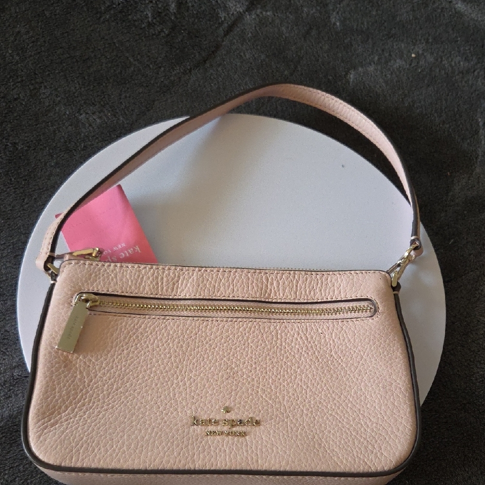 Kate Spade Light Pink Leather Shoulder Bag